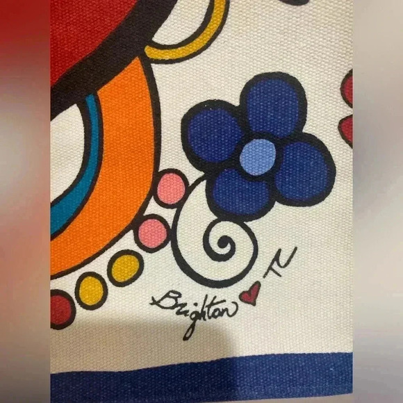 Brighton Power Of Love Canvas Tote Large - Picture 3 of 6